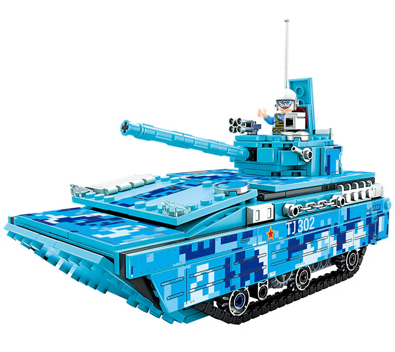 ZBD-05 AMPHIBIOUS COMBAT VEHICLE 维思积木 WISEBLOCK/奥迪双钻 HA389144