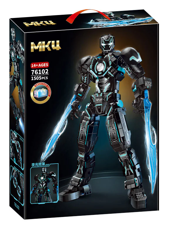 IRON MAN MK4 乐宜积木LY 76102 image 1
