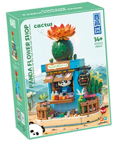 A panda shop, cactus