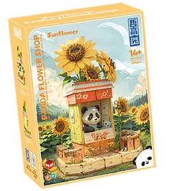 Panda flower shop, sunflower
