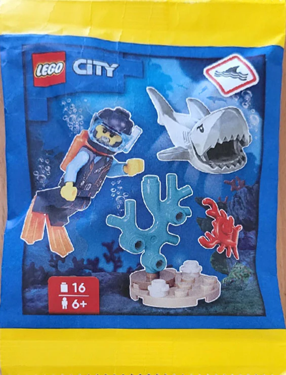 The divers and the sharks 乐高 LEGO 952406