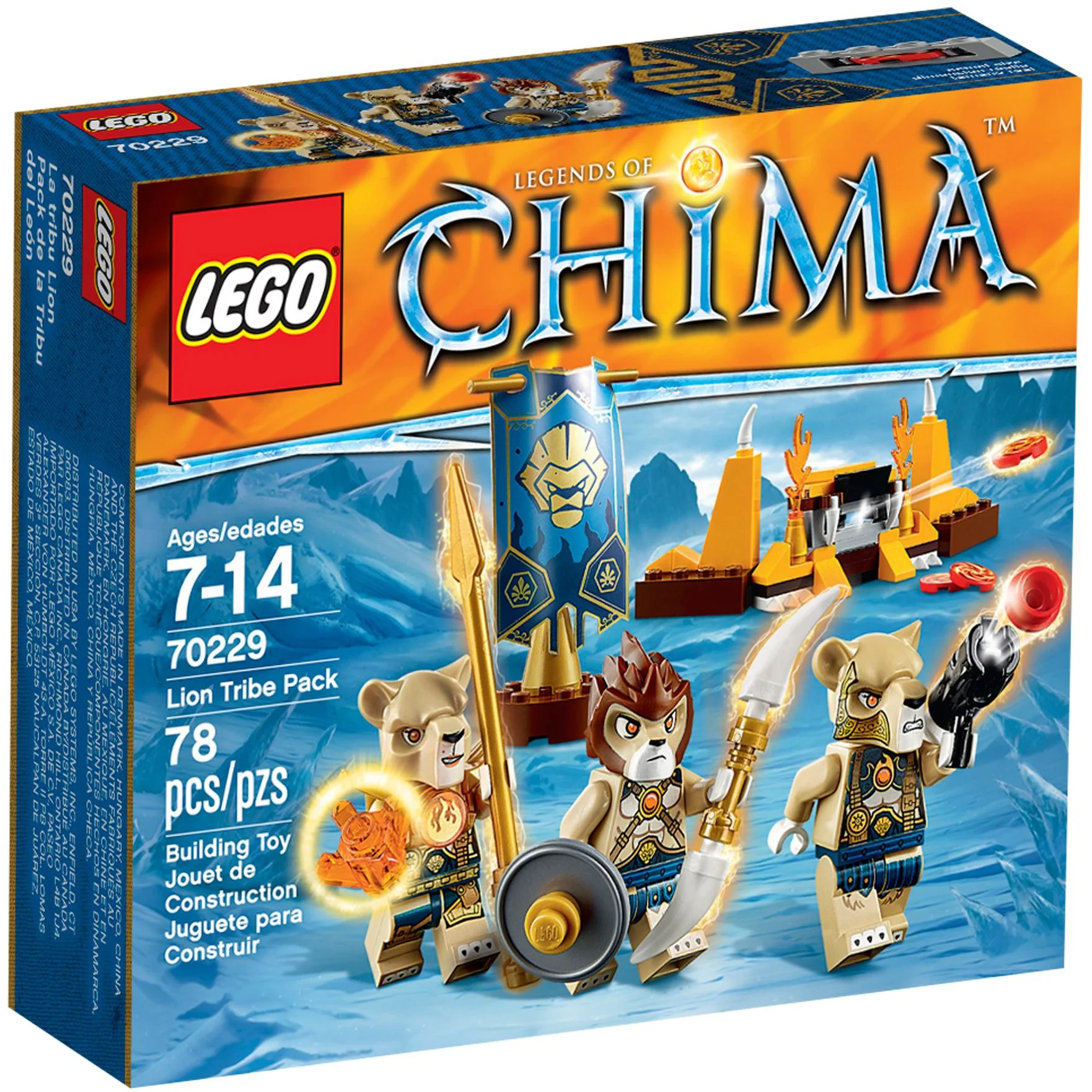 Legend of Qi Gong: Golden Lion Battle Group Formation 乐高 LEGO 70229 image 1