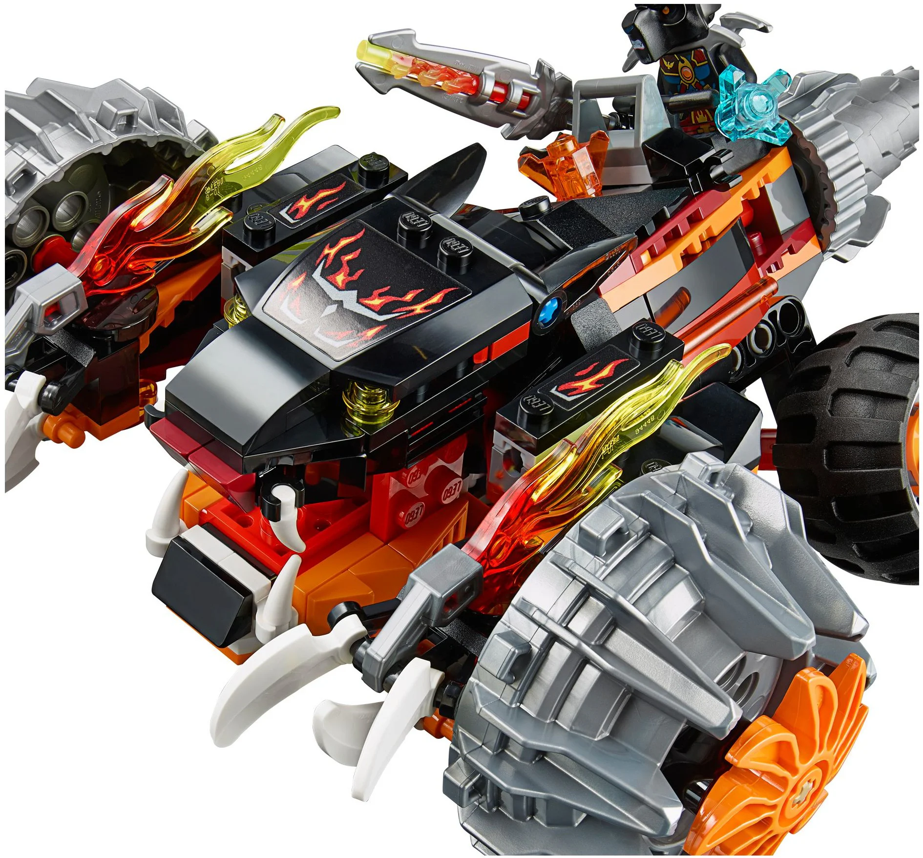Martial Arts Legend: The Dual-Faced Black Fire War Chariot of the Tiger Strategist 04015 image 5