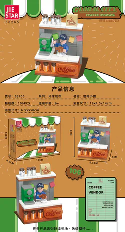 Global cities: coffee stand