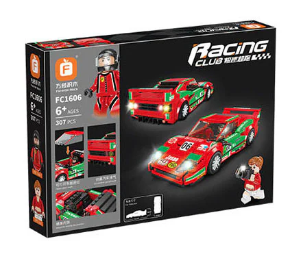 EXTREME SPEEDING: FERRARI F40 方橙积木 Forange FC1606 image 3