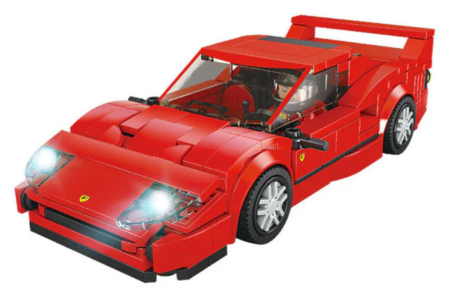 EXTREME SPEEDING: FERRARI F40 方橙积木 Forange FC1606 image 4