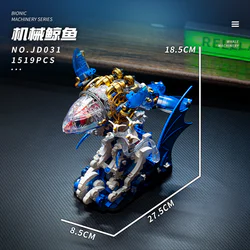 Mechanized whales. Jumping whales
