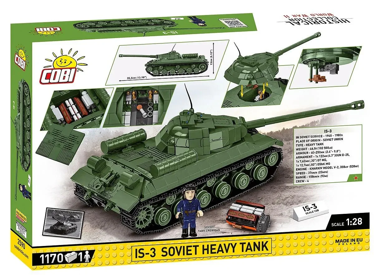 IS-3 Soviet Heavy Tank COBI 2590 image 3
