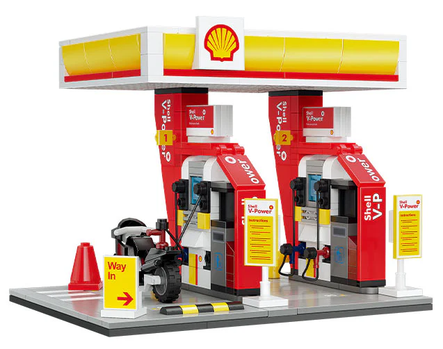 Shell Gas Station 咔搭 CaDA/双鹰 DoubleE C66028