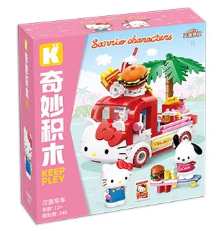 Triplegulls: Hamburger car, Katie Cat, Patcha Dog 启蒙 QMAN/ENLIGHTEN/Keeppley K20848 image 1