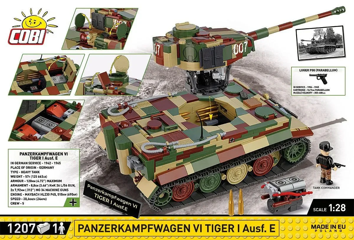 TIGER I TANK COBI 2587 image 3