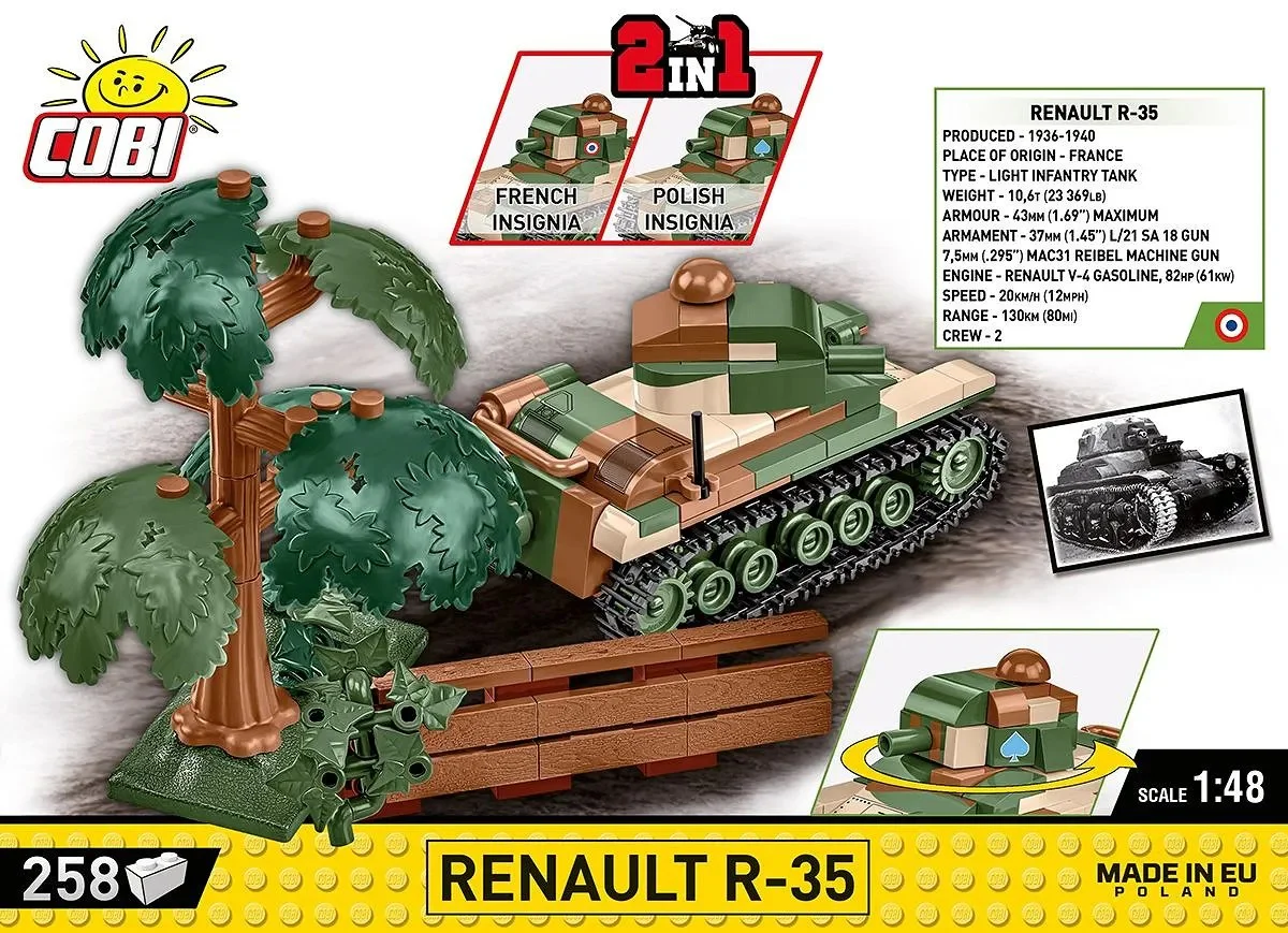 RENO R-35 LIGHT TANK COBI 2719 image 3