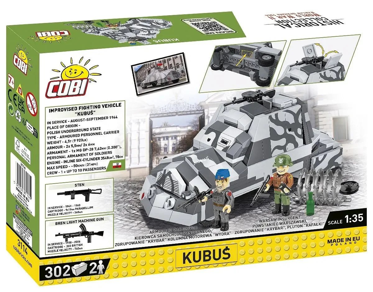 Warsaw rebel armoured vehicle, Bear COBI 3114 image 5