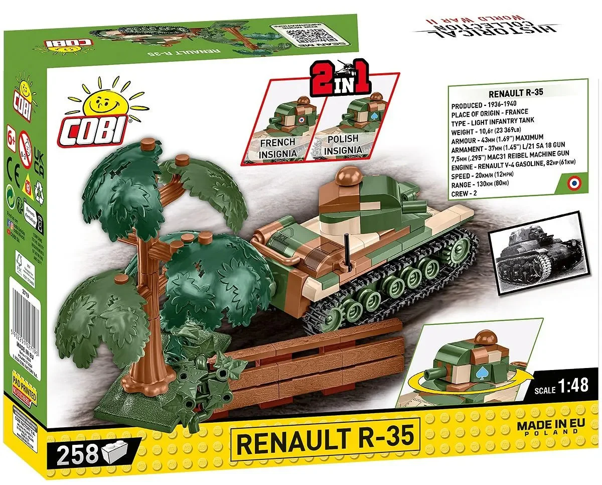 RENO R-35 LIGHT TANK COBI 2719 image 7