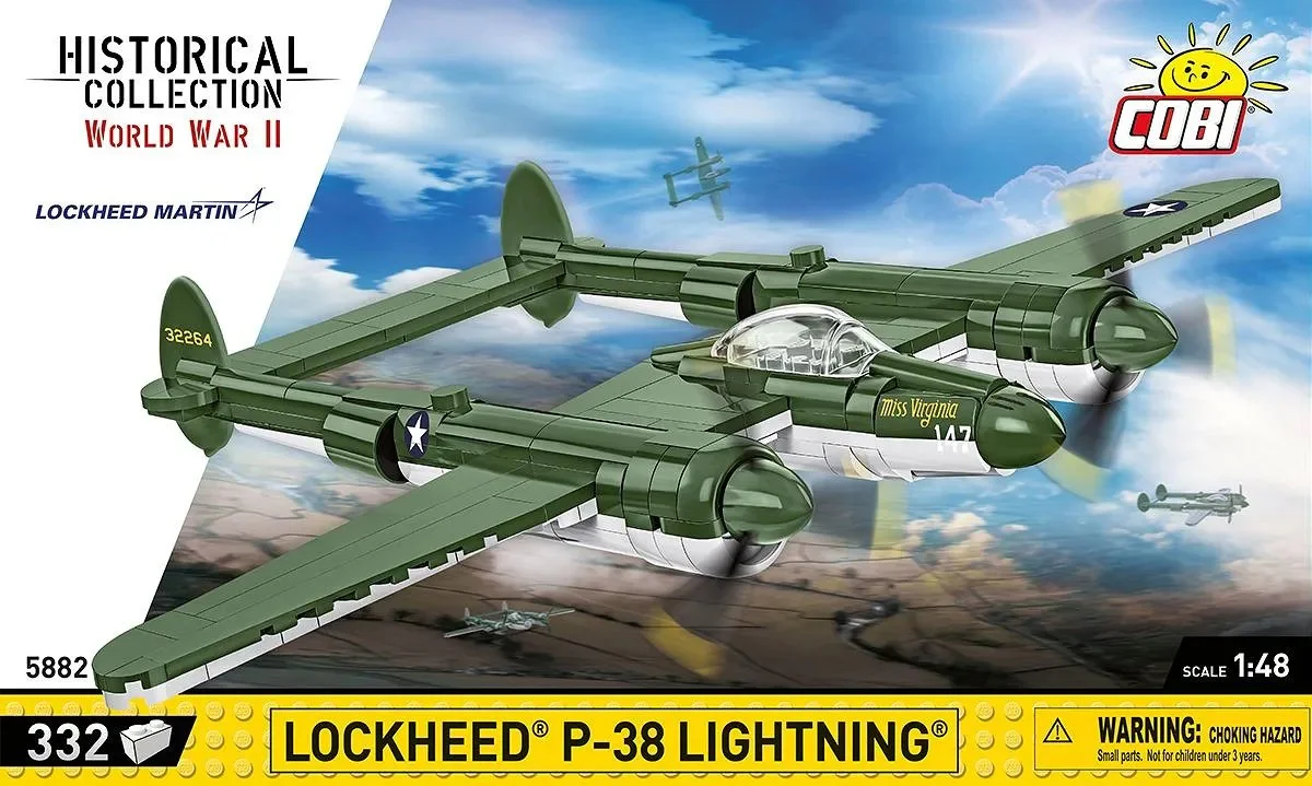 UNITED STATES P-38 FIGHTERS COBI 5882 image 2