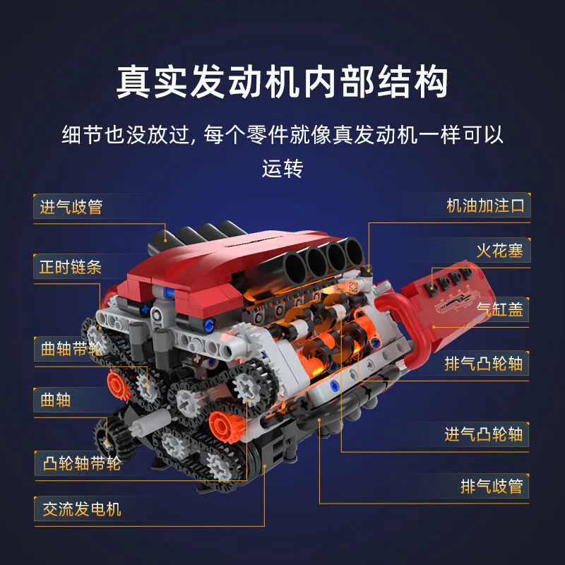 V8 ENGINE MODEL ONEBOT/米兔MITU/小米MI OBFDJ18AIQI image 4