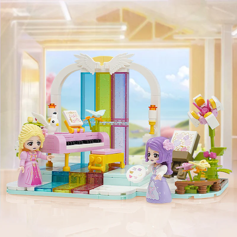 Princess Leah: Good times for art QMAN/ENLIGHTEN/Keeppley 32026 image 1