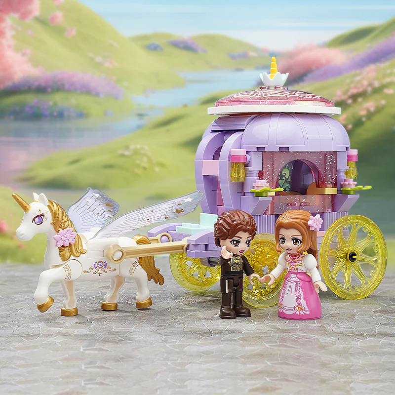 Princess Leah: unicorn wagon 启蒙 QMAN/ENLIGHTEN/Keeppley 32025 image 1