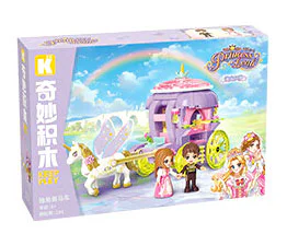 Princess Leah: unicorn wagon 启蒙 QMAN/ENLIGHTEN/Keeppley 32025 image 2