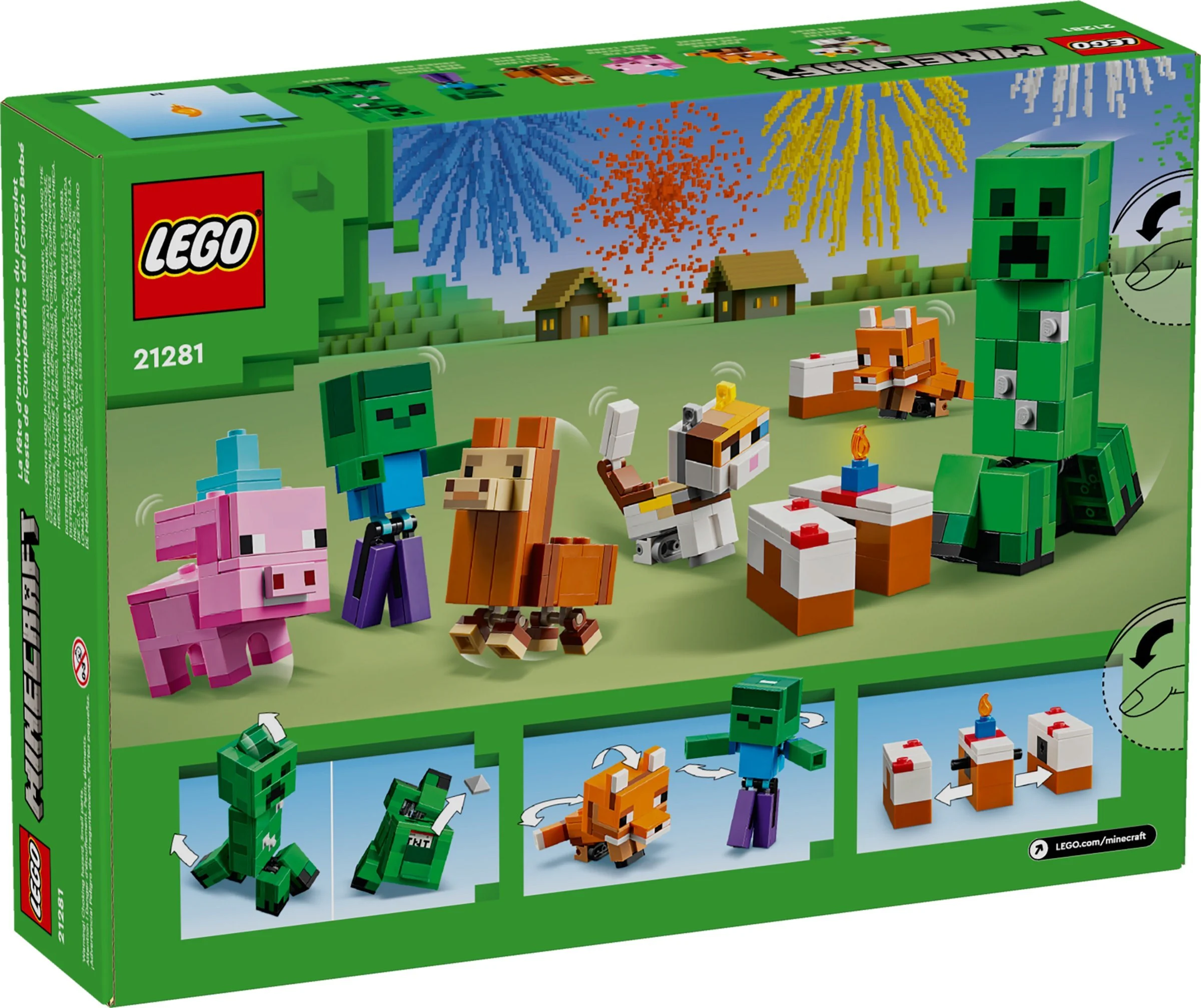 Pig baby birthday party 乐高 LEGO 21281 image 2