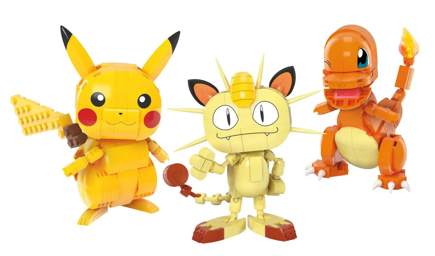 Poco Dreams: Threesome Group in Guandu Region, Pikachu, Flame Dragon, Tung 美家宝/美高 MegaBloks HPF94 image 1