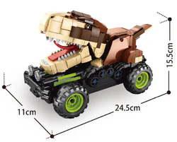 Built-in dinosaur remote control vehicle: Tyrannosaurus
