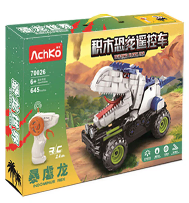 Tree dinosaur remote control vehicle: Tyrannosaurus 澳可 AchKo 70026 image 1