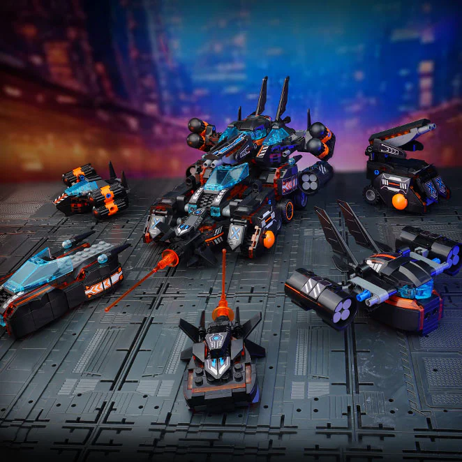 Supervolatility: Air defence aircraft, drones, pulsed armoured vehicles, magnetic flotillas, armed patrol aircraft, multi-dimensional shuttles 启蒙 QMAN/ENLIGHTEN/Keeppley 41111 image 1
