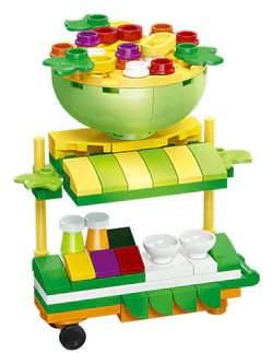 Vegetable salad stand