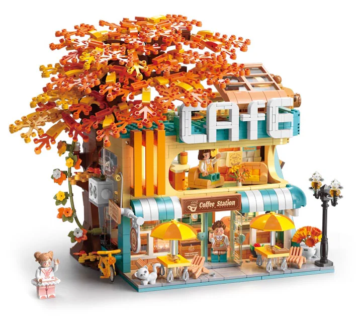 The coffee shop in the fall S43002