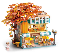 The coffee shop in the fall