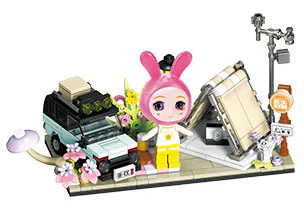 My little time, four, sunset camp, flower tub, street booth, leisure time B2156 image 2