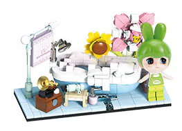 My little time, four, sunset camp, flower tub, street booth, leisure time B2156 image 4