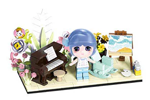 My little time, four, sunset camp, flower tub, street booth, leisure time B2156 image 8