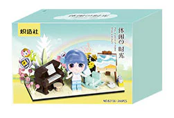 My little time, four, sunset camp, flower tub, street booth, leisure time B2156 image 9
