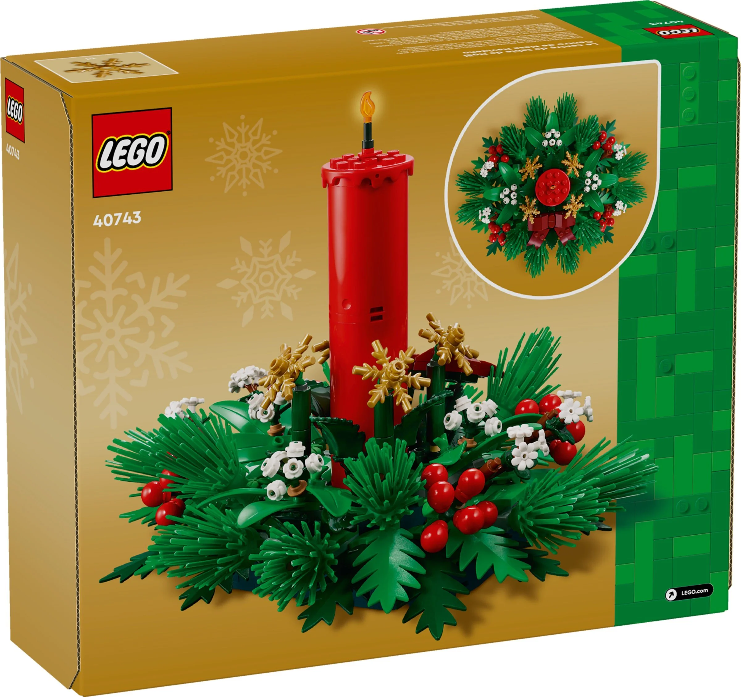 Christmas table decorations 乐高 LEGO 40743 image 2