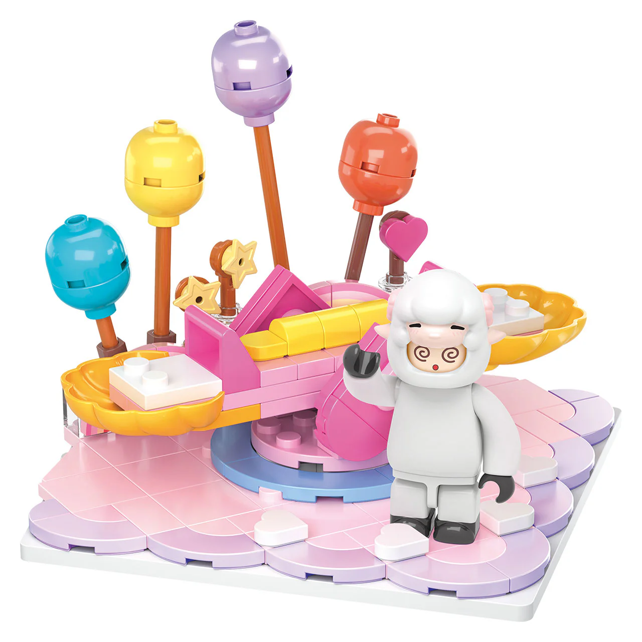 Dream Star: Plays Carsing Dream Square, 5 airboats, swimming pools, boards, games, pianos 维思积木 WISEBLOCK/奥迪双钻 HA392204 image 10