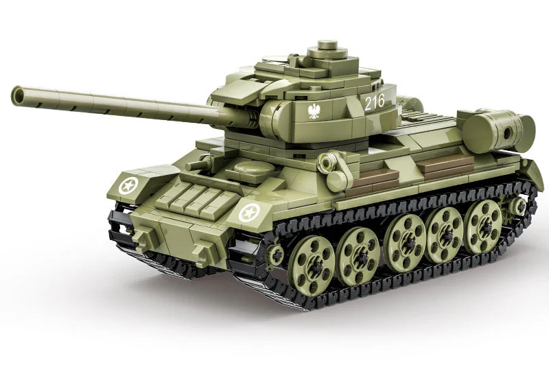 T-34-85 MEDIUM TANK 万格 WANGE/乐博士 Dr.Luck 4514