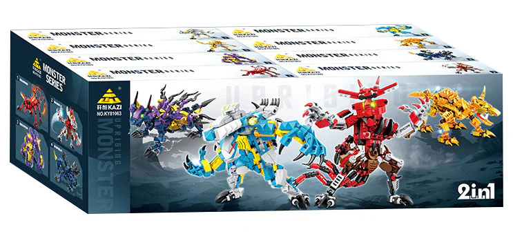 Section 8 of the Wrestling Machine, the Ghosts, the Locker King, the Prison Breaker, the Vulture Tiger, the Sea Demons, the Yellow Wolf, the Firestorm Shark, the Lone Shadow Crocodile 开智 KAZI/高博乐 GBL KY81063