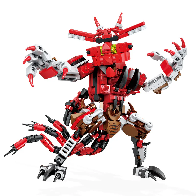 Section 8 of the Wrestling Machine, the Ghosts, the Locker King, the Prison Breaker, the Vulture Tiger, the Sea Demons, the Yellow Wolf, the Firestorm Shark, the Lone Shadow Crocodile 开智 KAZI/高博乐 GBL KY81063 image 2