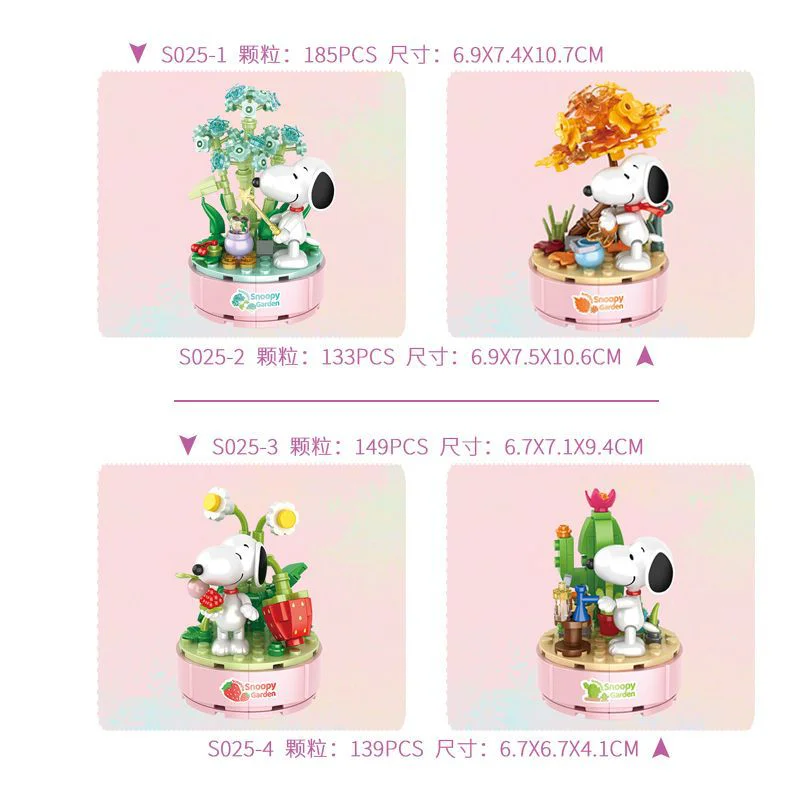 Snoopy's fourth-bombed blind box 恒三和 HSANHE/咔扣 CACO S025 image 3