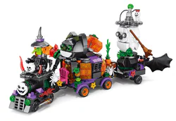 Halloween, six and one train