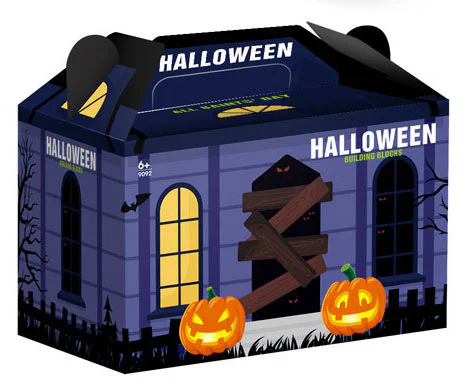 Halloween, six and one train 乐乐兄弟LELE BROTHER 9091 image 1