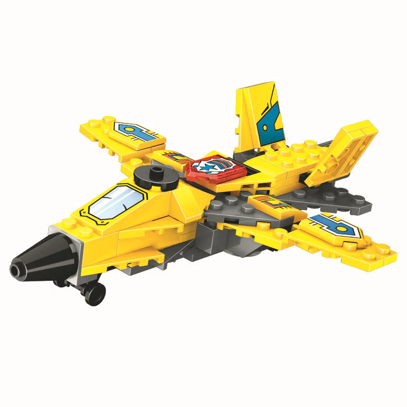 Transformers Iron Fist Brave Warriors 6-in-1 Set 卫乐 Winner 8024D image 5