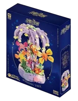 The flower butterflies make a wish tree