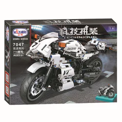 Racing motorcycle 1:6 scale model