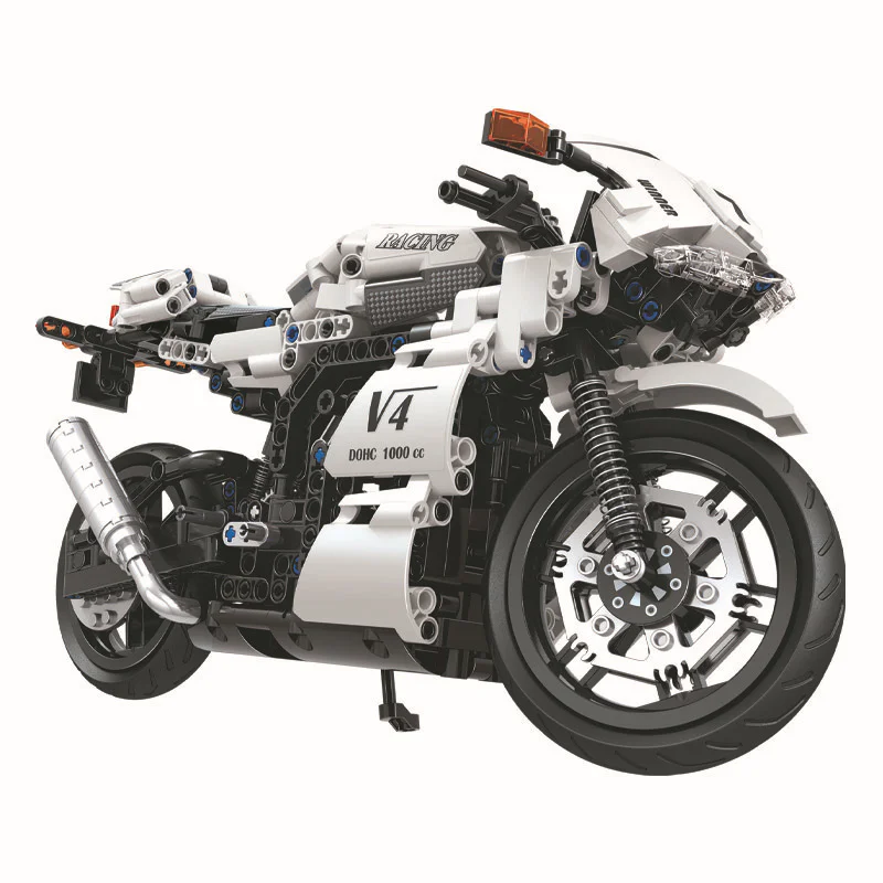 Racing motorcycle 1:6 scale model MOC-24892 image 5