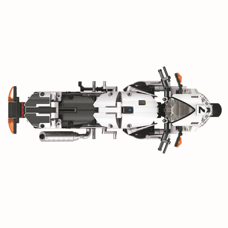 Racing motorcycle 1:6 scale model MOC-24892 image 8