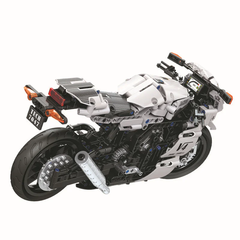 Racing motorcycle 1:6 scale model MOC-24892 image 11