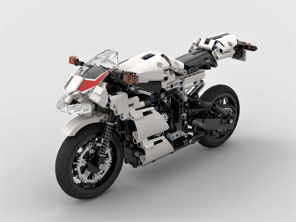 Racing motorcycle 1:6 scale model MOC-24892 image 13